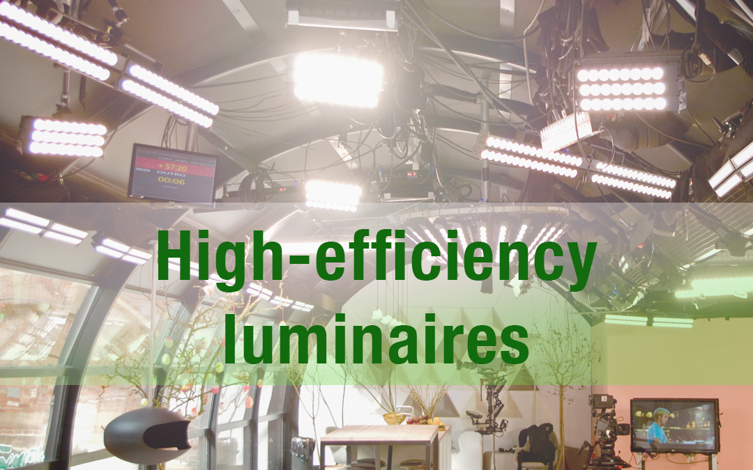 High effiency luminaires