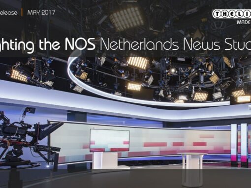 Lighting the NOS Netherlands News Studio